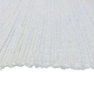 Denna produkten heter Alva Vit Trasmatta i Vit färg från 290,00 kr, tillverkad av Bomull material - SE Mattor