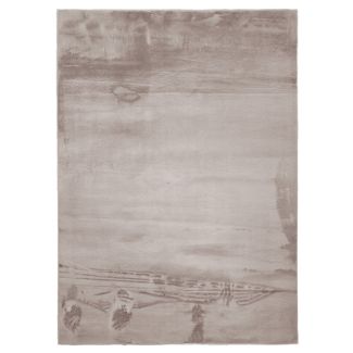 Denna produkten heter Cat Taupe Tvättbar Pälsmatta, tillverkad av Polyester material med en vacker Taupe färg - SE Mattor