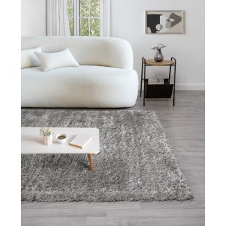 Mjuk Ryamatta Furry Grå