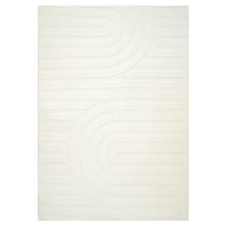 Tvättbar Mjuk Ryamatta Fuzzy Lumo Offwhite