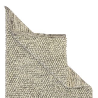 Denna produkten heter Pamel, tillverkad av Ull material med en vacker Ljusgrå färg - SE Mattor