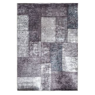 Denna matta heter Patch Grå Patchwork Matta i Grå färg från 690,00 kr, tillverkad av Polyester material.