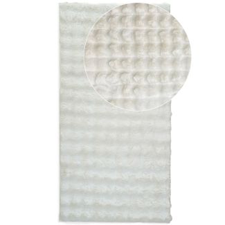 Denna produkten heter Rabbit Bubble, tillverkad av Polyester material med en vacker Offwhite färg - SE Mattor