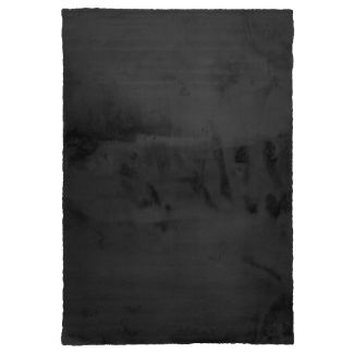 Rabbit Eco Svart Tvättbar Pälsmatta