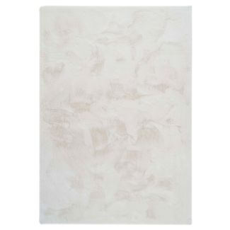 Denna produkten heter Rabbit Lux, tillverkad av Polyester material med en vacker Offwhite färg - SE Mattor