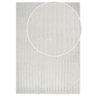 Denna produkten heter Rabbit Stripe, tillverkad av Polyester material med en vacker Offwhite färg - SE Mattor