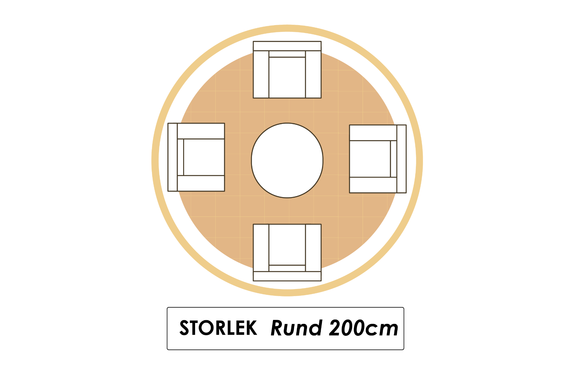 rund matta i vardagsrum